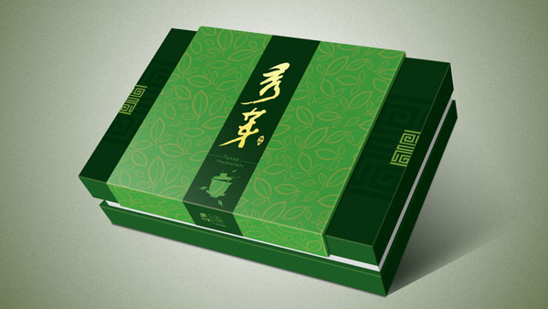 秀芽茶叶高档礼盒包装设计