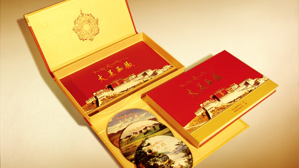 《大美西藏》精装卡书设计和制作